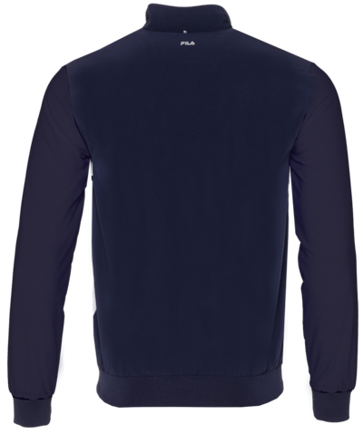 Мужская теннисная кофта Fila Jacket Max M - white/peacoat blue