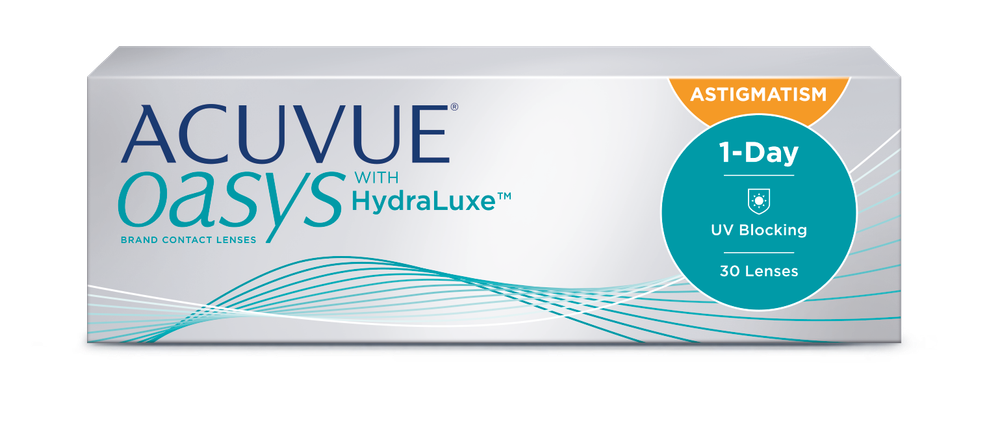 ACUVUE OASYS 1-DAY with HydraLuxe for Astigmatism (30 линз) -8,0