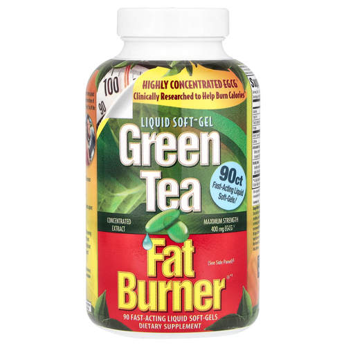 Applied Nutrition, Состав для уничтожения жира на базе зеленого чая Fat Burner, 90 быстродействующих капсул