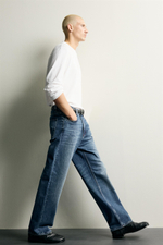 ДЖИНСЫ STRAIGHT FIT С КОНТРАСТНОЙ СТРОЧКОЙ — ZARA