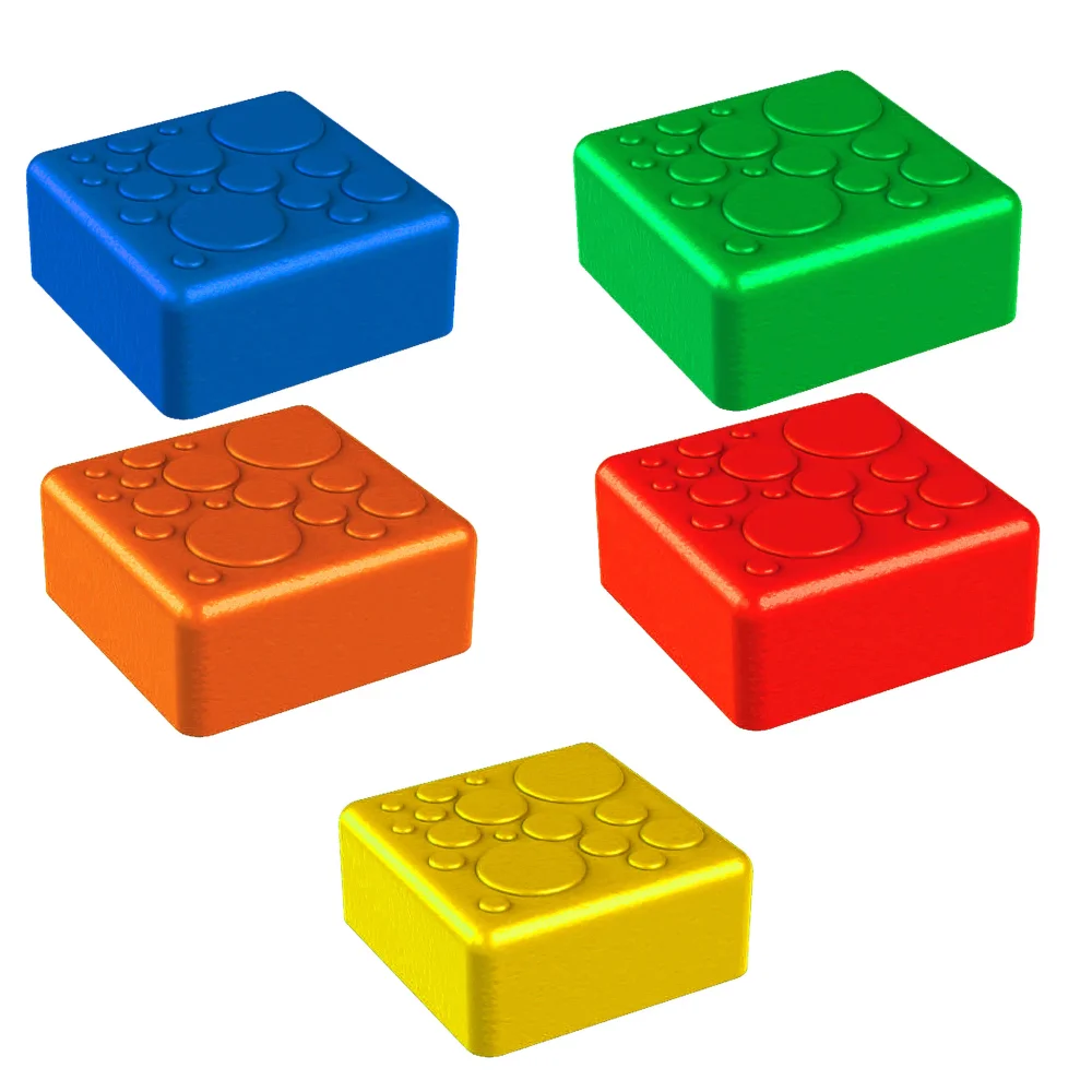 Крышка 3x3x2 см для конструктора 5"