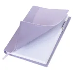Ежедневник недатированный Brauberg Glam, В6, 160л, кожзам, сиреневый