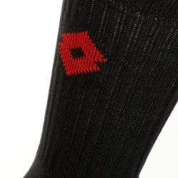 Lotto Tennis Socks 3 Pack - Black