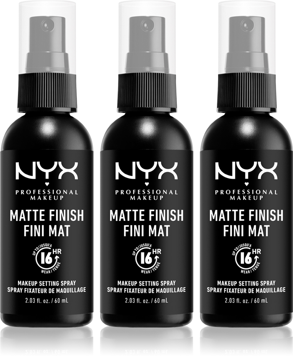NYX Professional Makeup Makeup Setting Spray Matte - Спрей для фиксации загара, 3 ml