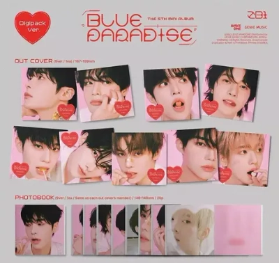 Альбом ZEROBASEONE ZB1 - BLUE PARADISE [Digipack ver.]