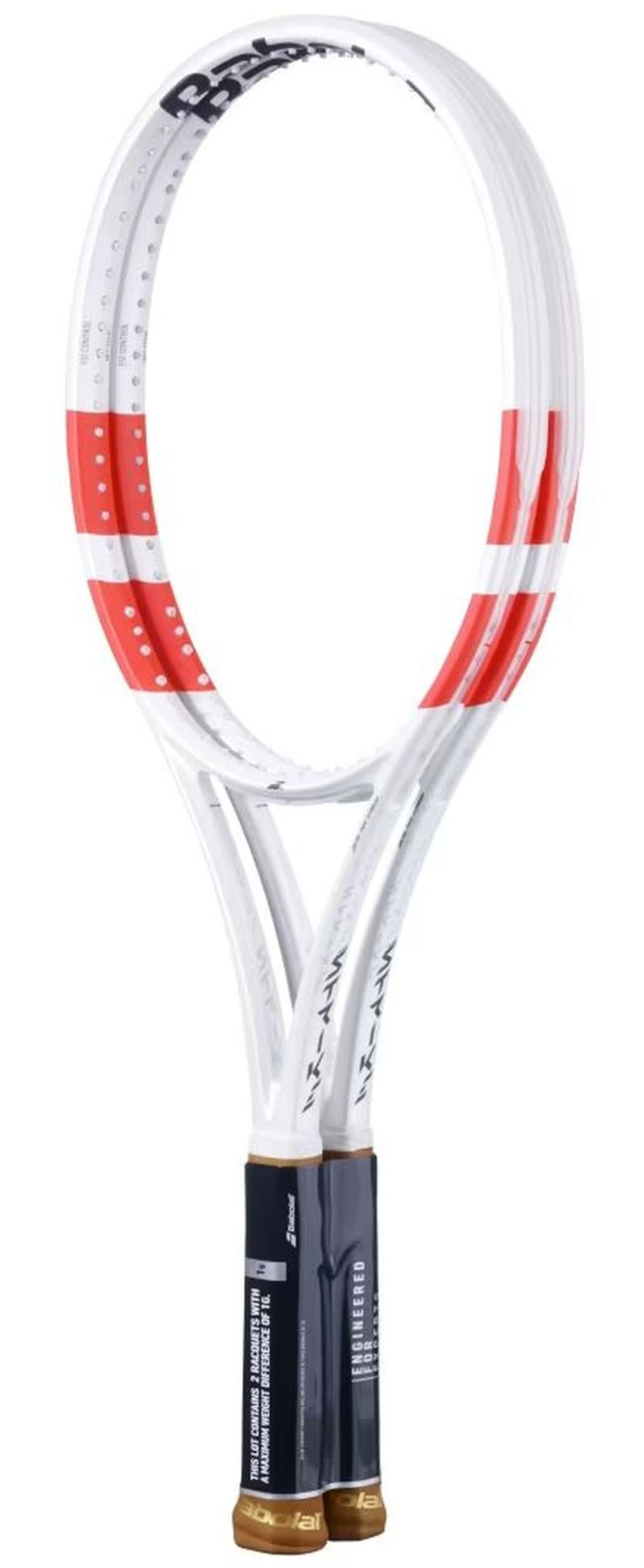 Теннисная ракетка Babolat Pure Strike 97 2 Pack - white/red/black