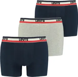 Трусы мужские ( набор 3 шт. ) LEVI'S SPRTSWR LOGO BOXER BRIEF 3P