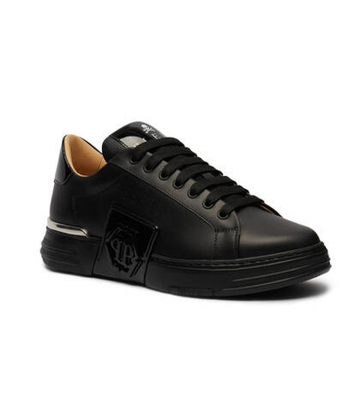 Кожаные кроссовки hexagon Philipp Plein - черный(USC0565 PLE025N)