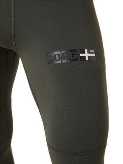 Мужские теннисные штаны Björn Borg Sthlm Winter Tights - зеленый