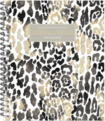 Тетрадь общая 96 листов на металлическом гребне "Animal Print"