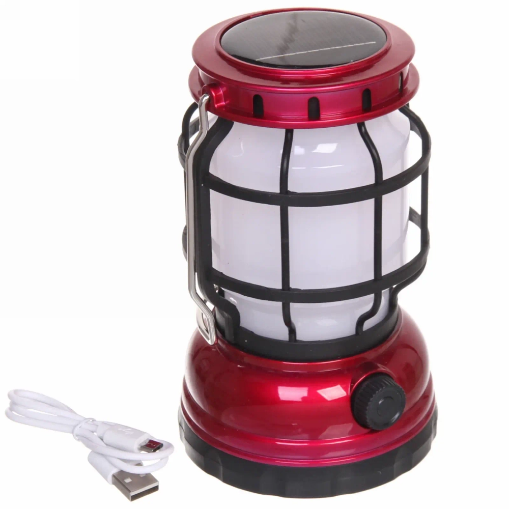 Фонарь туристический 2 режима (тёплый/холодный), 2*2 LED, регулятор яркости 10*15см,аккумуляторная батарея 1200mAh USB 1991