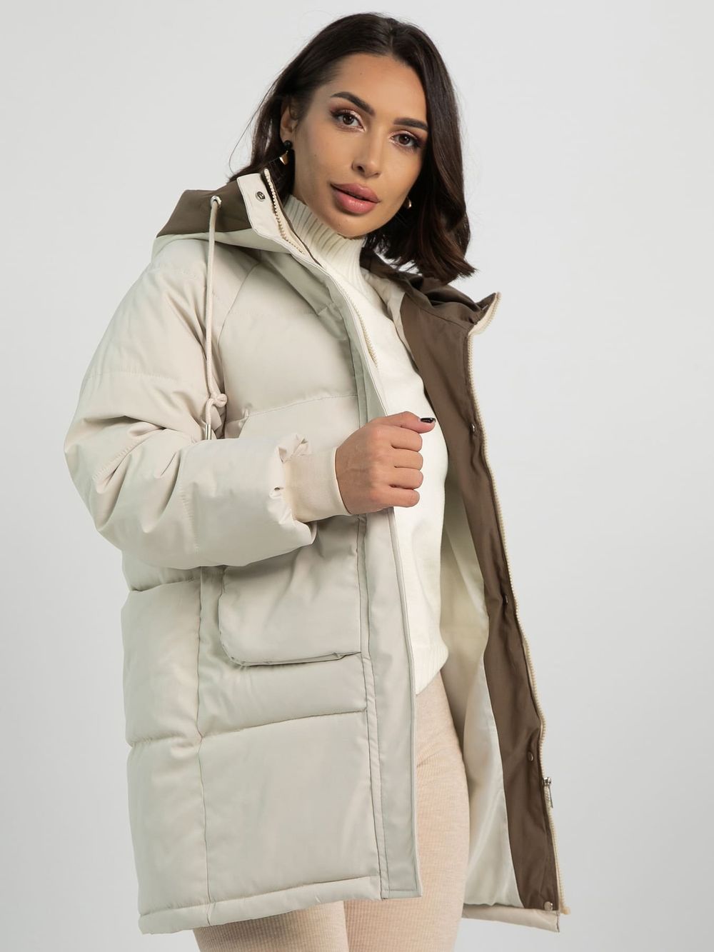 Куртка Грация (бежевая) Б16345-18М LT Collection