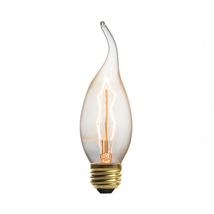 лампочка Эдисона CANDLE BENT TIP ( by Funky Vintage )