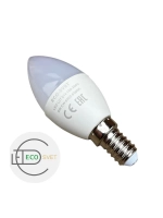 Светодиодная Led Лампа С37 Е14 6W холд 10шт