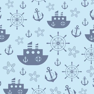 Морской голубой
