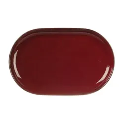 Блюдо овальное 25*16 см h2,4 см Evolution Dark Red P.L. Proff Cuisine [1]