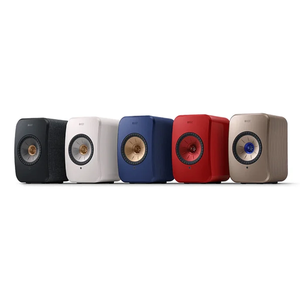 KEF LSX II Mineral White активная беспроводная полочная акустическая система (пара)