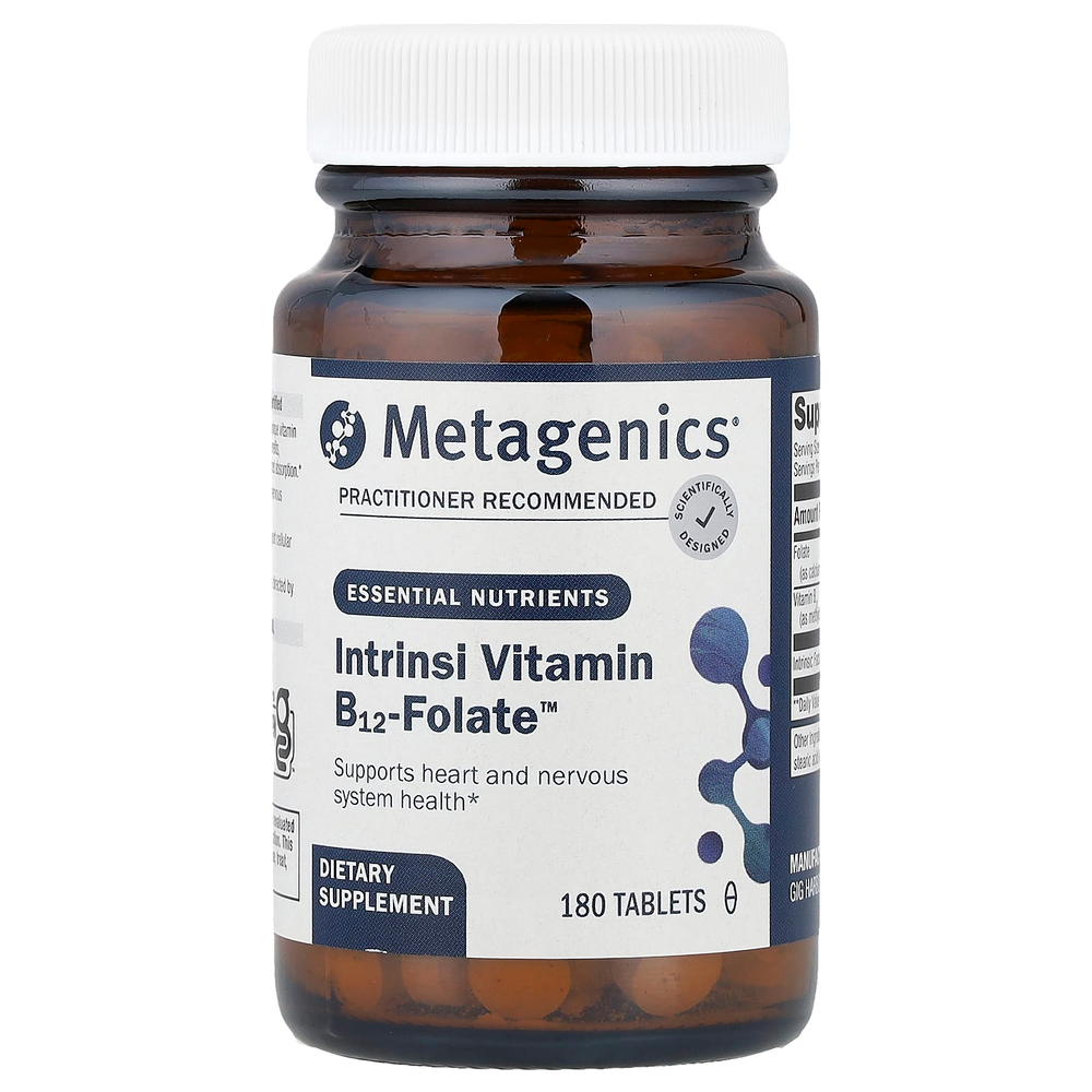 Metagenics, Intrinsi Vitamin B12-Folate™, 180 таблеток