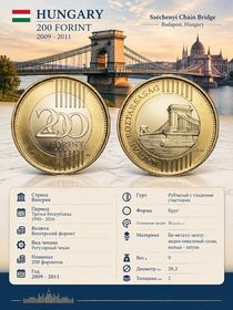 Венгрия 200 форинтов, 2009 - 2011