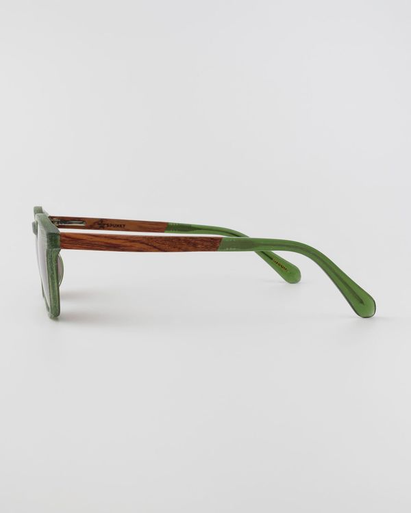 Очки солнцезащитные Oliver 5 Green wood / Dark brown - фото 7