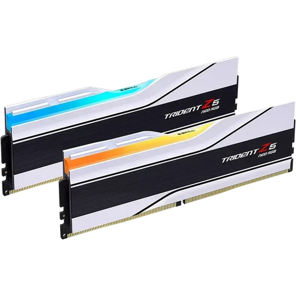 Оперативная память DIMM DDR5 64Gb, 6000Mhz, 2x32Gb, G.Skill Trident Z5 NEO RGB White (F5-6000J3636F32GX2-TZ5NRW)