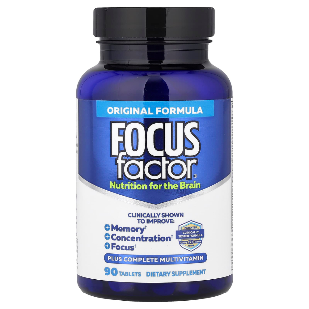 Focus Factor, Nutrition For The Brain, оригинальная формула, 90 таблеток