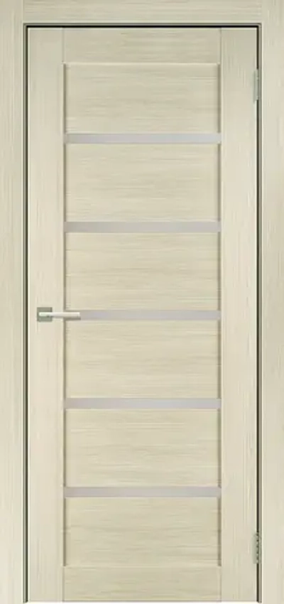 Вена — Лиственница мокко, 2000х800, Частично остекленная (ДЧ)