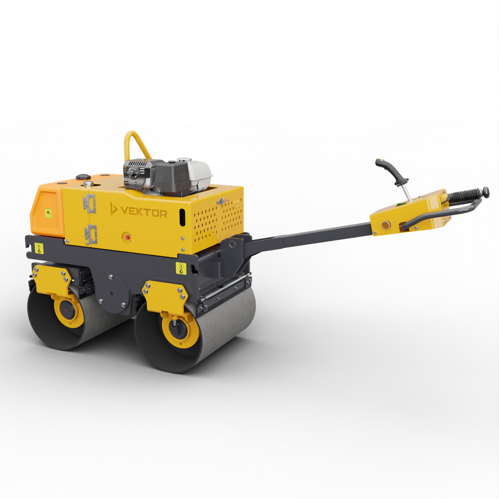 Виброкаток ручной двухвальцовый Vektor VRDR-800D