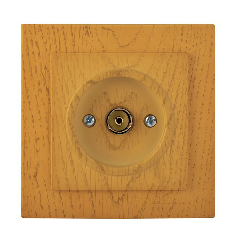 ТВ-розетка Nilson концевая TOURAN WOOD дуб 24251029