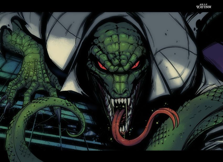 Открытка "Spider-Man Villains: Lizard" (Classic)
