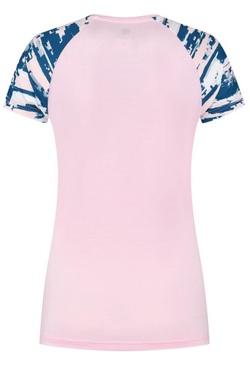 Женская теннисная футболка K-Swiss Tac Hypercourt Round Neck Top Melange - разноцветный