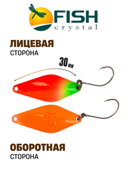 Блесна Fish Crystal DUNA 30 мм 2.5 г на форель цвет 5