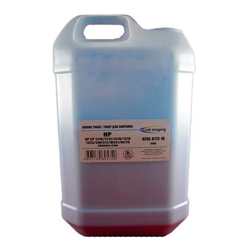 Тонер для картриджей HP CB541A/CE321A/CF211A Cyan, химический (1кг) B&amp;W Premium (MKI)