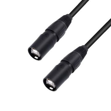 Adam Hall K5 CAT6 1000 - патчкорд витая пара CAT6a (S/FTP), Neutrik EtherCON, RJ45 - RJ45, 4 x 2 x 0