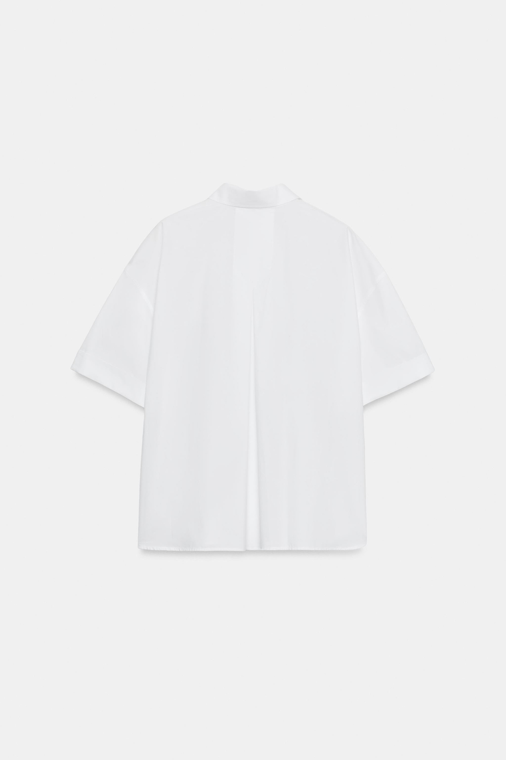 РУБАШКА ОВЕРСАЙЗ ИЗ ПОПЛИНА — ZARA