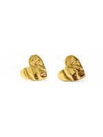 Серьги-сердца Фолио, позолота / Folio gold