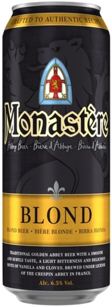 Пиво Монастере Блонд / Monastere Blond 0.5 - банка