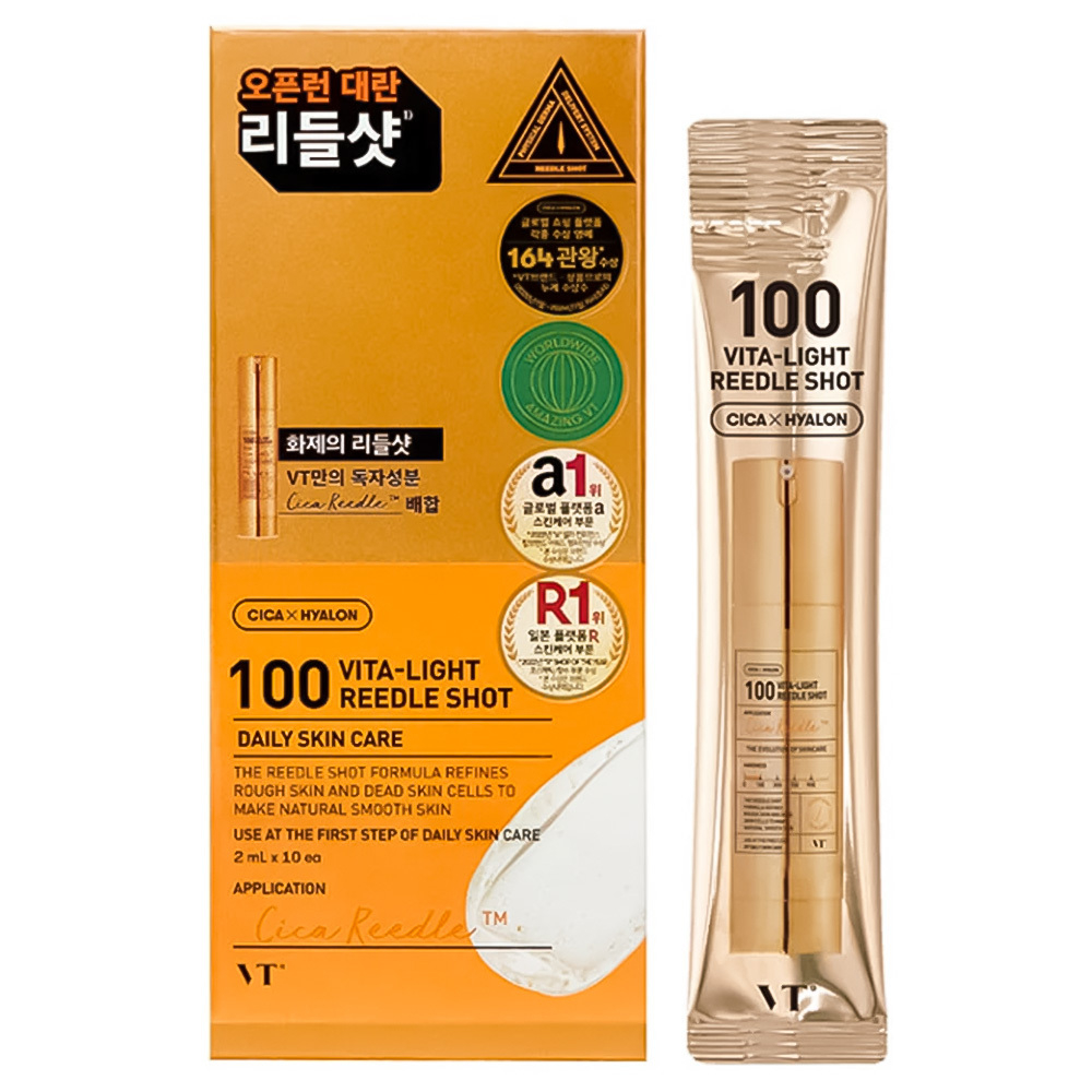 Сыворотка-бустер для лица с микроиглами и витамином C VTCOSMETICS Vita-Light Reedle Shot 100 2 мл