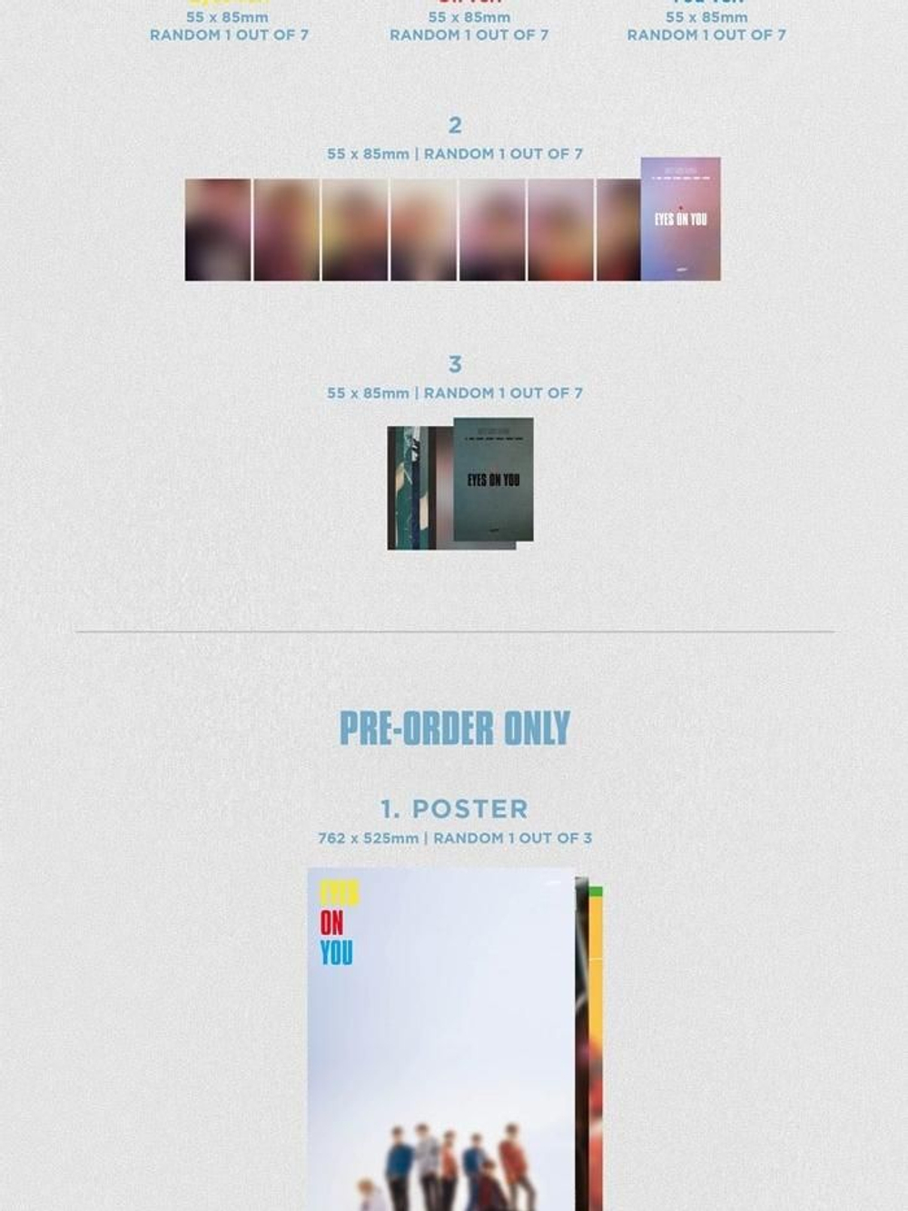 Альбом GOT7 - Eyes On You Mini Album 3 Version SET