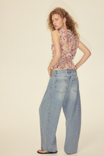 Топ из лиоцелла с оборками - H&M