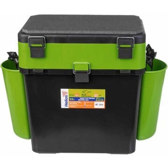 Ящик зимний Helios "FishBox" (19л) зеленый