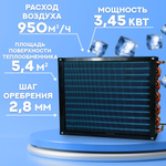 Конденсатор воздушного охлаждения холодильного оборудования BS-ACСA4-130 А3.5