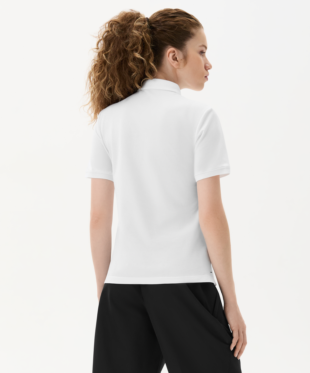 Поло женское JÖGEL PREMIER PerFormDRY CVC Polo W, белый