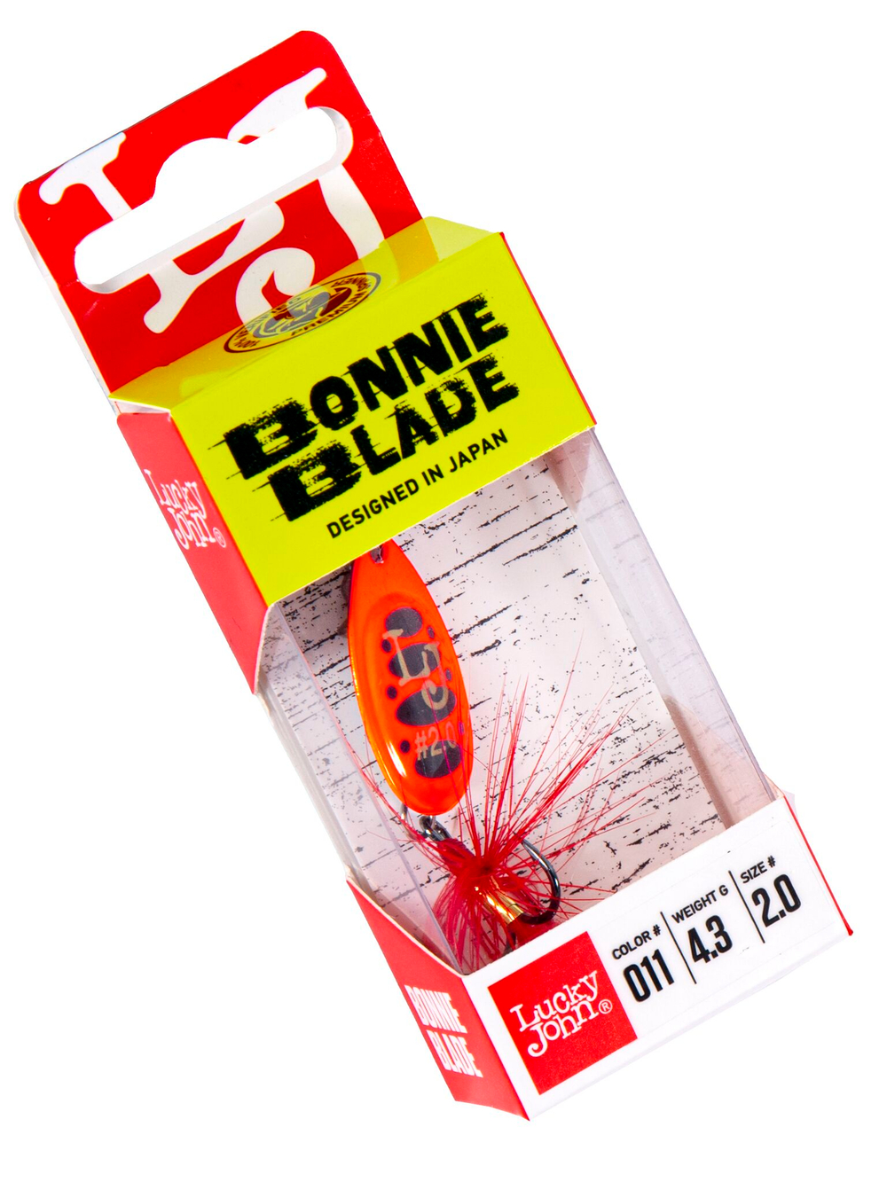 Блесна вращающаяся Lucky John BONNIE BLADE 02 04.3г 011 в блистере