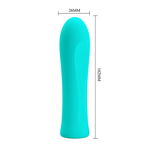 Мятный мини-вибратор 10,2см Pretty Love Alfreda BW-500018-1