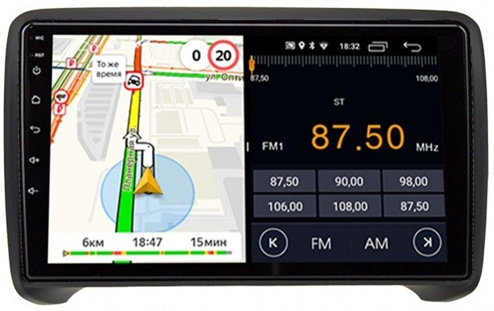 Магнитола для AUDI TT 2006-2014 (8J) - Parafar PF908FHD на Android 13, CarPlay, 4G SIM-слот