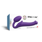 Гибкий страпон Strap-on-me Semi-Realiste, M (фиолетовый)