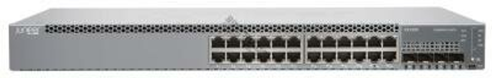 Сетевое оборудование Juniper EX2300-24P в составе EX2300 24-port 10/100/1000BaseT PoE+, 4 x 1/10G SF