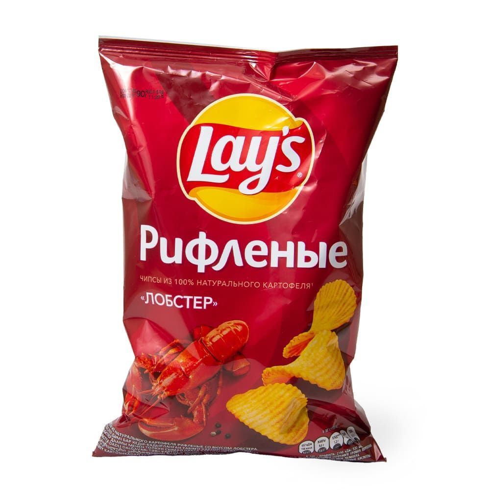 Чипсы Лейс 70г Рифленые Лобстер, шт