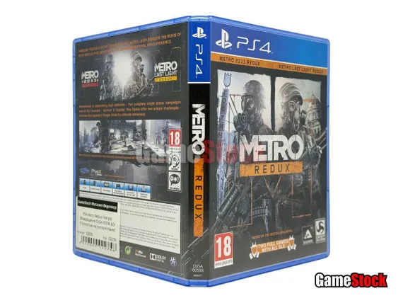 PS4 Metro Redux/ Метро: Возвращение (Б/У, Полностью на русском языке, CUSA-00593)
